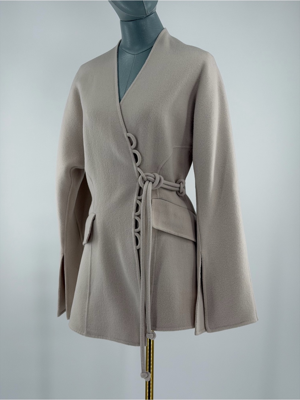 🆕 BY MALENE BIRGER 🧿 NWOT Lalou Wool Blazer, Cream - Sz EU 36 / Small - Picture 4 of 16
